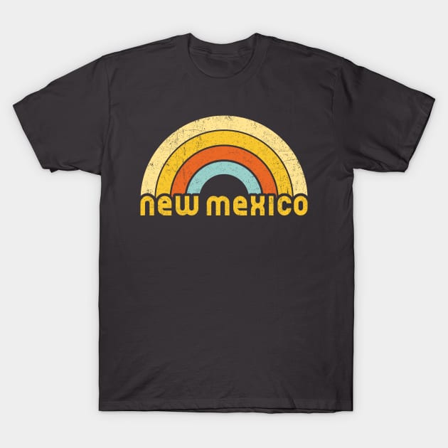 Retro Colorful New Mexico Design T-Shirt by dk08